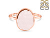Rose Quartz Raw Crystal Ring RSQ-RR-345.