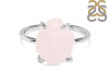 Rose Quartz Raw Crystal Ring RSQ-RR-347.
