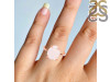 Rose Quartz Raw Crystal Ring RSQ-RR-347.