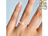 Rose Quartz & White Topaz Ring RSQ-RR-425.