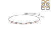 Rose Quartz & White Topaz Bracelet RSQ-RDB-133.