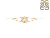 Solar Plexus Chakra Plain Silver Bracelet PS-RDB-6.