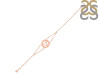Throat Chakra Plain Silver Bracelet PS-RDB-8.