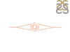 Base Chakra Plain Silver Bracelet PS-RDB-10.