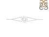 Base Chakra Plain Silver Bracelet PS-RDB-10.