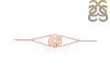 Heart Chakra Plain Silver Bracelet PS-RDB-11.