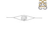 Heart Chakra Plain Silver Bracelet PS-RDB-11.