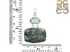 Seraphinite/Green Amethyst Pendant-2SP SER-1-259
