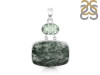 Seraphinite/Green Amethyst Pendant-2SP SER-1-259
