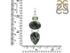 Seraphinite/Green Amethyst Pendant-2SP SER-1-262