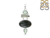 Seraphinite/Green Amethyst/Green Kunzite Pendant-2SP SER-1-265