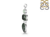 Seraphinite/Green Amethyst Pendant-2SP SER-1-274
