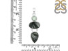 Seraphinite/Green Amethyst Pendant-2SP SER-1-280