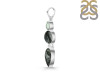 Seraphinite/Green Amethyst Pendant-2SP SER-1-280