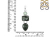 Seraphinite/Green Amethyst Pendant-2SP SER-1-282