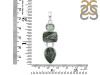 Seraphinite/Green Amethyst Pendant-2SP SER-1-284