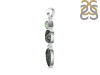Seraphinite/Green Amethyst Pendant-2SP SER-1-284