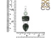 Seraphinite/Green Amethyst Pendant-2SP SER-1-286