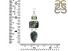 Seraphinite/Green Amethyst Pendant-2SP SER-1-287