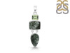 Seraphinite/Green Amethyst Pendant-2SP SER-1-287