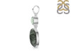 Seraphinite/Green Amethyst Pendant-2SP SER-1-292