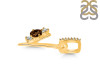 Smoky & White Topaz Alphabet Y Pendant SMY-RDA-103.