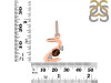 Smoky & White Topaz Alphabet Z Pendant SMY-RDA-104.