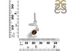 Smoky & White Topaz Alphabet Z Pendant SMY-RDA-104.