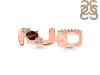 Smoky & White Topaz Alphabet Z Pendant SMY-RDA-104.