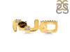 Smoky & White Topaz Alphabet Z Pendant SMY-RDA-104.