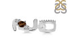 Smoky & White Topaz Alphabet Z Pendant SMY-RDA-104.