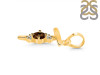 Smoky & White Topaz Alphabet T Pendant SMY-RDA-20.