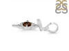 Smoky & White Topaz Alphabet T Pendant SMY-RDA-20.