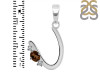 Smoky & White Topaz Alphabet U Pendant SMY-RDA-21.