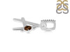 Smoky & White Topaz Alphabet A Pendant SMY-RDA-27.