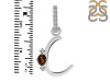 Smoky & White Topaz Alphabet C Pendant SMY-RDA-29.