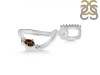 Smoky & White Topaz Alphabet D Pendant SMY-RDA-30.