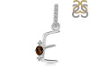 Smoky & White Topaz Alphabet E Pendant SMY-RDA-31.