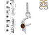 Smoky & White Topaz Alphabet F Pendant SMY-RDA-32.