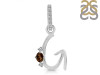 Smoky & White Topaz Alphabet G Pendant SMY-RDA-33.