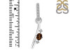 Smoky & White Topaz Alphabet I Pendant SMY-RDA-35.