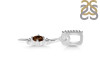 Smoky & White Topaz Alphabet I Pendant SMY-RDA-35.