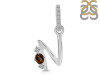 Smoky & White Topaz Alphabet N Pendant SMY-RDA-40.