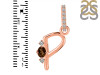 Smoky & White Topaz Alphabet P Pendant SMY-RDA-42.