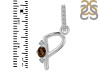 Smoky & White Topaz Alphabet P Pendant SMY-RDA-42.