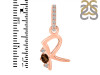Smoky & White Topaz Alphabet R Pendant SMY-RDA-44.