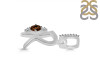 Smoky & White Topaz Alphabet R Pendant SMY-RDA-44.