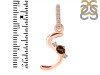 Smoky & White Topaz Alphabet S Pendant SMY-RDA-45.