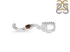 Smoky & White Topaz Alphabet S Pendant SMY-RDA-45.