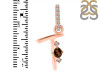Smoky & White Topaz Alphabet T Pendant SMY-RDA-46.